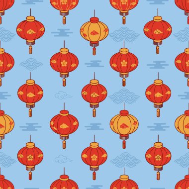 Çin 'in yeni yıl fener desenleri