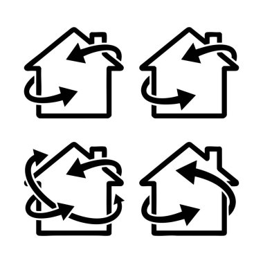 Ev Havalandırma ve Hava Dolaşım Simgesi Ayarları