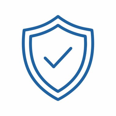 İşaretli Mavi Kalkan Simgesi