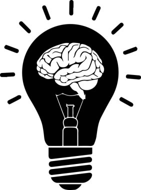 Ampulün İçindeki Beyin Tasviri
