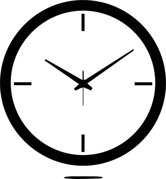 Minimalist Duvar Saati Silüeti