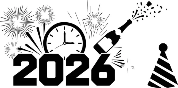 2026 Yeni Yıl Kutlama Silueti