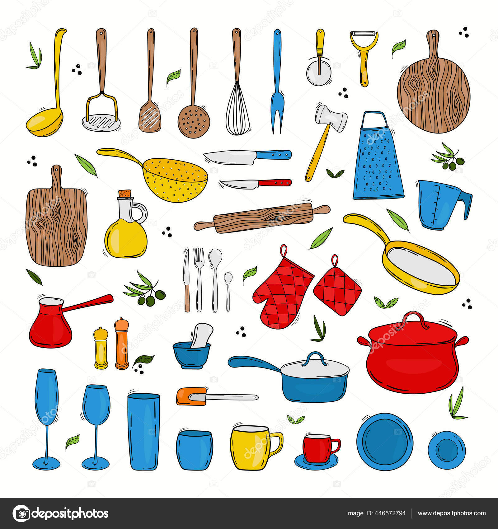 https://st2.depositphotos.com/9507450/44657/v/1600/depositphotos_446572794-stock-illustration-hand-drawn-collection-colorful-kitchen.jpg