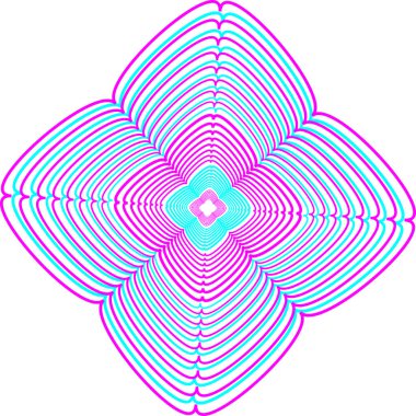 Güzel bir çiçeğin, yıldönümünün, doğum gününün ve partinin soyut çiçek taşıyıcı çizimi. Pankart, poster, kart, davet ve albüm için tasarım