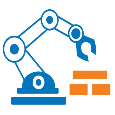 Robotik, Yapay Zeka ve Otomasyon Vektör Elementleri