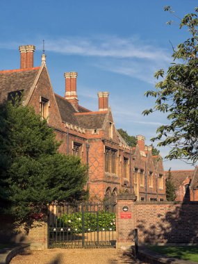 CAMBRIDGE, İngiltere - 11 AĞUSTOS 2017: St John 's College, Masters Lodge