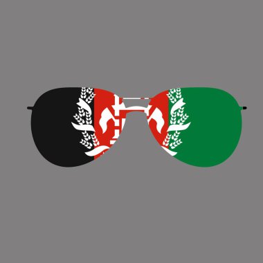 cooling glass coolers afghanistan flag patroitism expressing design.