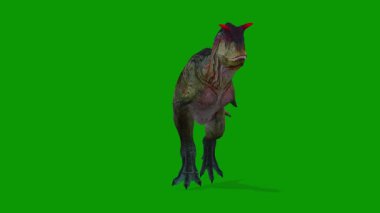 3D Carnotaurus Dinozor Animasyon Hızlı Ön Taraf Çalıştır
