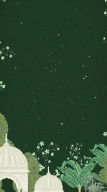 Bereketli yeşilliklerin arasına yerleşmiş zarif balkonların bulunduğu huzurlu bir manzara huzurlu ve davetkar bir atmosfer yaratıyor..