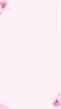 Düğün davetiyeleri, tebrik kartları ve romantik projeler için mükemmel bir çiçek çerçevesi animasyonu. Hassas pembe güller ve yumuşak, pastel bir arka plan..