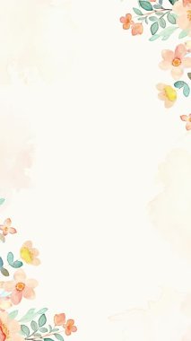Yumuşak suluboya çiçekler animasyon çerçevesi. Düğün davetiyeleri, tebrik kartları ve romantik projeler için mükemmel. Yumuşak renkler rüya gibi bir atmosfer yaratır..