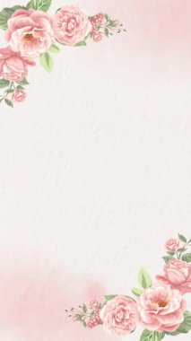 Hassas pembe güller yumuşak bir arkaplan çerçevesi, düğün davetiyeleri, tebrik kartları veya romantik tasarımlar için mükemmel. Zarafet katmak için ideal..