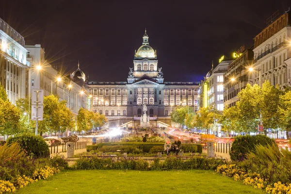 Прага ночью. Чехия — стоковое фото
