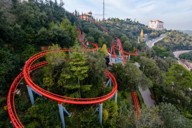 lunapark treni. Tibidabo. Barcelona