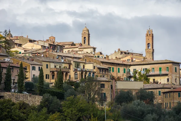 Olasz város Montalcino — Stock Fotó