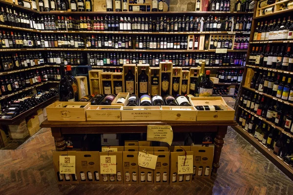 Wine shop of Montalcino Fortress — Stock Photo, Image