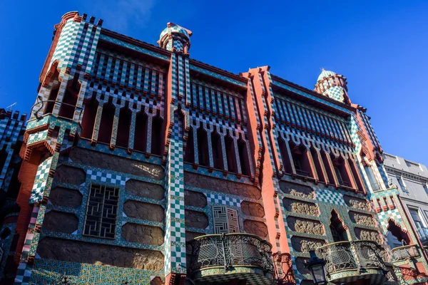 Casa Vicens in Barcelona — Stock Photo, Image