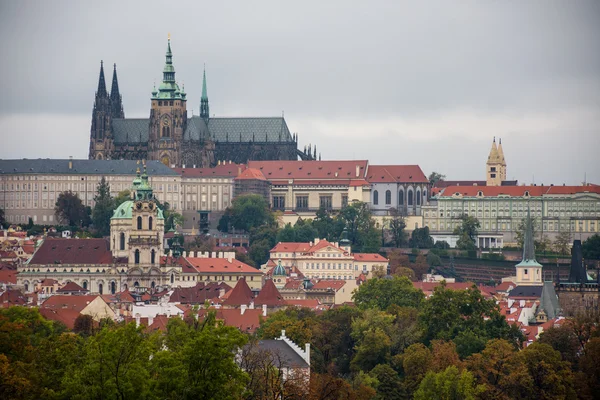 Praga vista panorámica — Foto de Stock