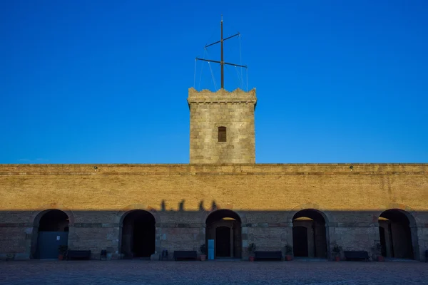 Montjuïc slottet, barcelona — Stockfoto