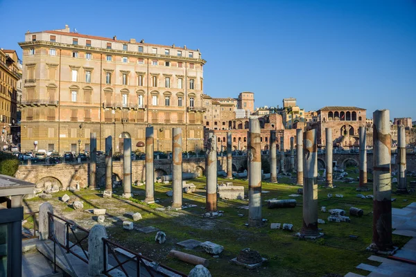 Foro Romano en la antigua Roma, Italia — Foto de Stock