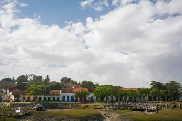 巴西葡萄牙殖民地风格的建筑 — 图库照片
