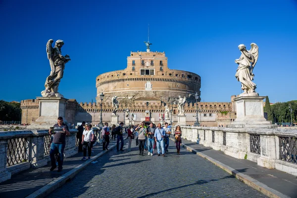 Hrad Sant'Angelo v Římě — Stock fotografie