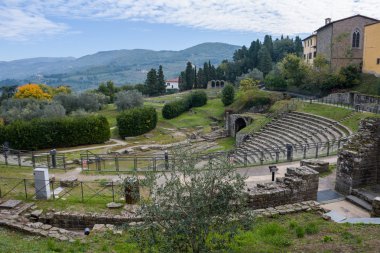 Roman Theater in Fiesole clipart