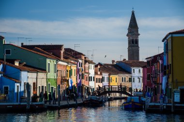 Venice, Burano island  clipart