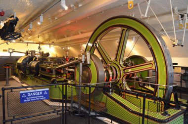 Makine dairesinde Tower Bridge