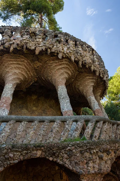 Detalle de arquitectura Park Güell — Foto de Stock