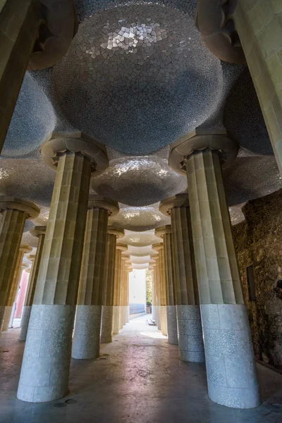 Detalhe da arquitetura Park Guell — Fotografia de Stock