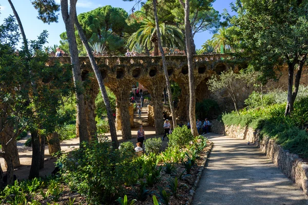 Parque Güell en Barcelona — Foto de Stock