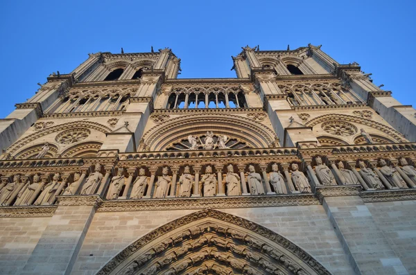 Notre Dame de Paris katedrális, Párizs — Stock Fotó