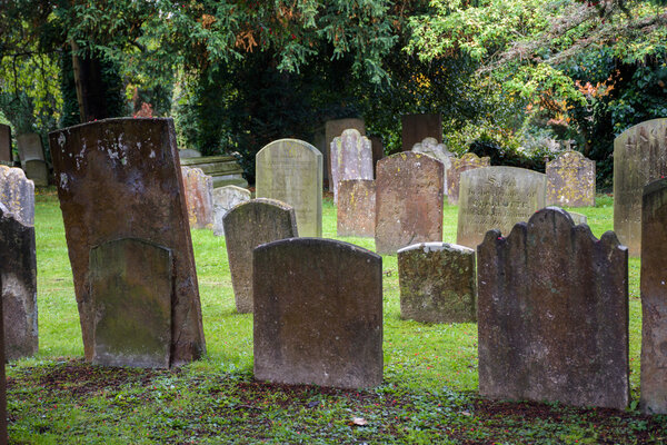 graveyard in Oxford,  UK