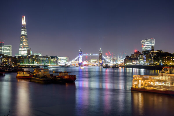  London at night, United Kingdom  