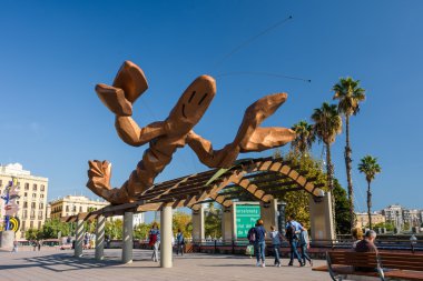  şeklinde karides heykel