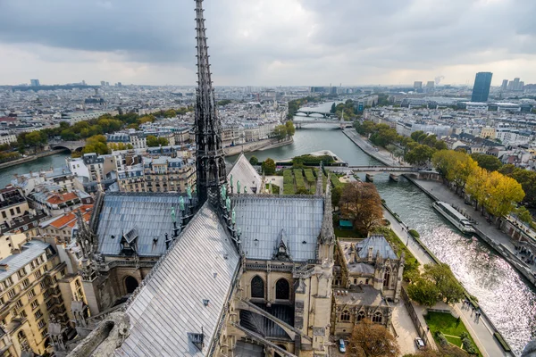 Panoramautsikt över Paris stad — Stockfoto