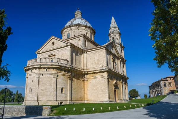 Templom a San Biagio Montepulcianóban — Stock Fotó