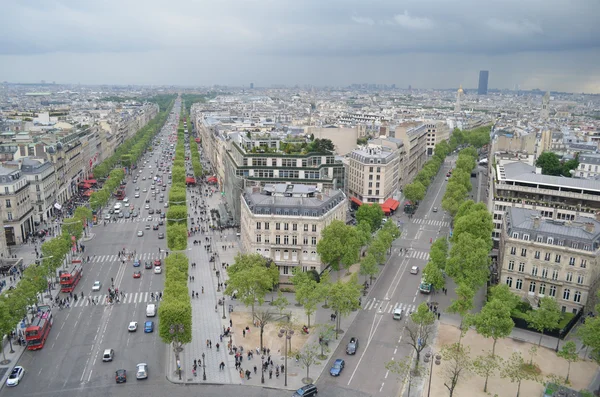 Ulic Paříže, Francie — Stock fotografie