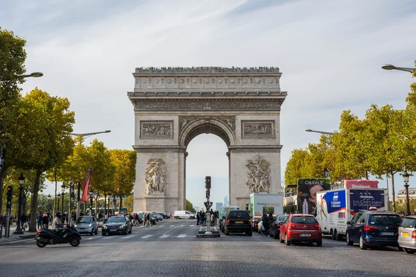 Arco do Triunfo em Paris — Fotografia de Stock