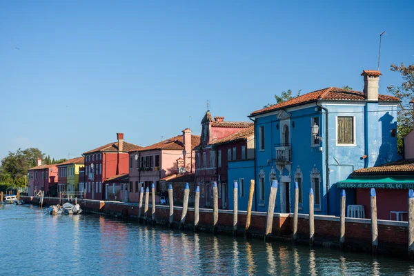 Velence, Burano-szigetére — Stock Fotó