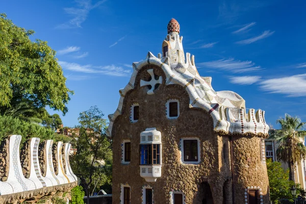 공원 Guell 아키텍처 세부 사항 — 스톡 사진