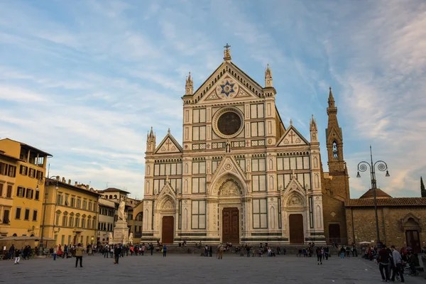 Basilica of santa croce Floransa — Stok fotoğraf
