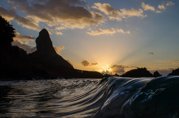 Fernando de Noronha al tramonto — Foto Stock