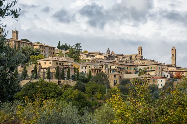 Ιταλική πόλη του Montalcino — Φωτογραφία Αρχείου