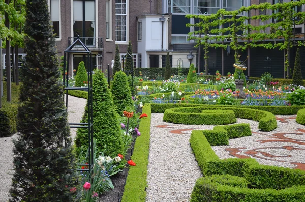 Міський сад в Амстердамі — стокове фото