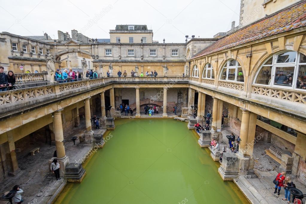 Roman spa in Bath, UK – Stock Editorial Photo © vitormarigo #124311310