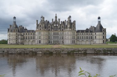 Chambord Castle in France clipart