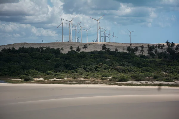 Wind turbines producing energy — Stock Photo, Image