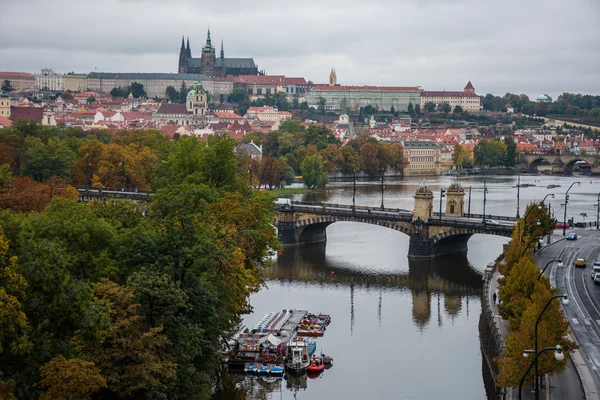 Praga vista panoramica — Foto Stock